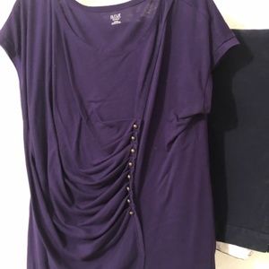 Purple and gold dress shirt